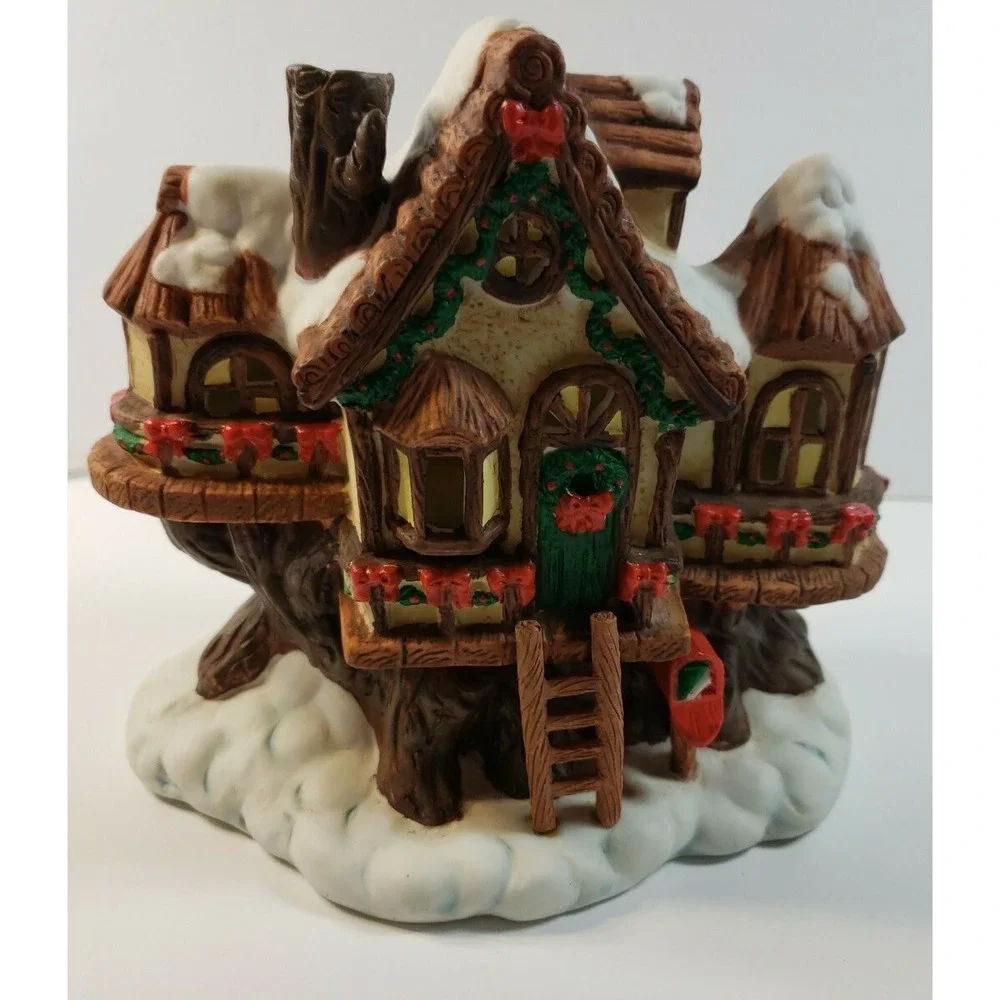 Hollybeary USA The Plumbeary Home 1995 Lite Village‎ Piece
